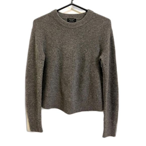 Rag & Bone New York Gray 100% Cashmere Pullover Sweater Top   Women's Size XS - Picture 2 of 10